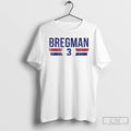 Premium Alex Bregman 3 Chicago Cubs Player Number And Name T-Shirts, Hoodie, Sweatshirt | InkRitualCo.com