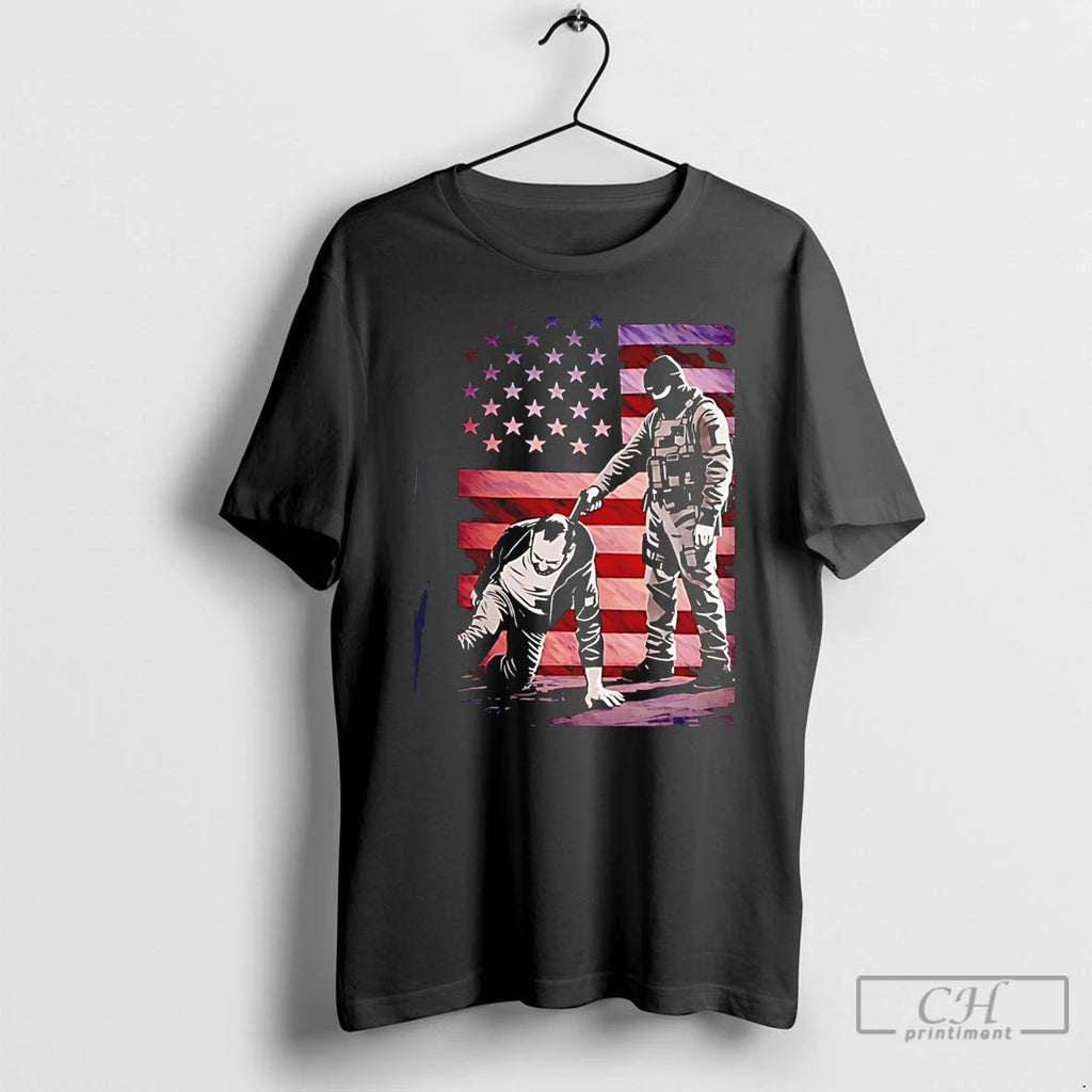 Premium Alex Pretti Was Executed By Ice Flag America 2026 T-Shirts, Hoodie, Sweatshirt | InkRitualCo.com