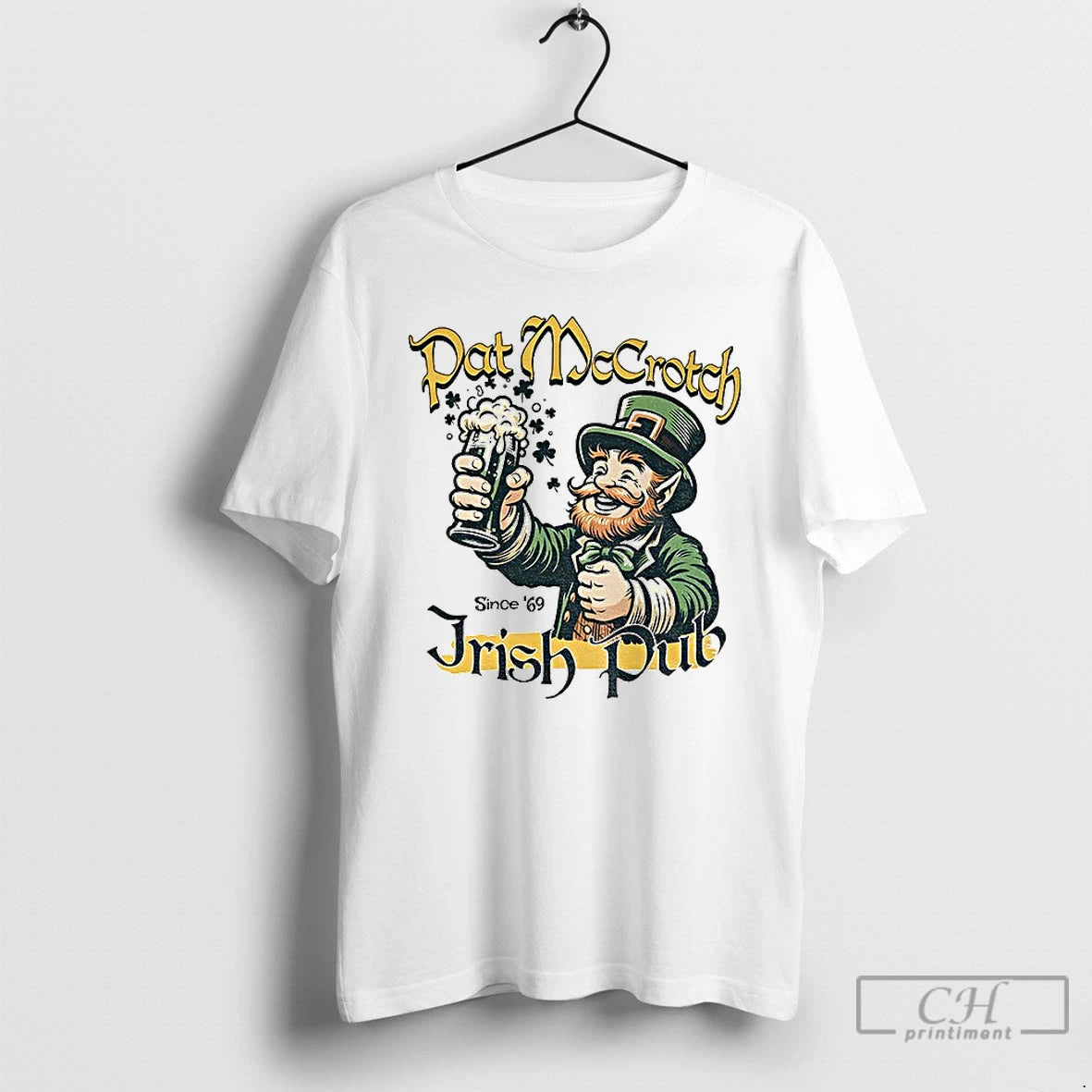 Premium Alien Pat Mccrotch Irish Pub St Patricks Day Since 69 T-Shirts, Hoodie, Sweatshirt | InkRitualCo.com
