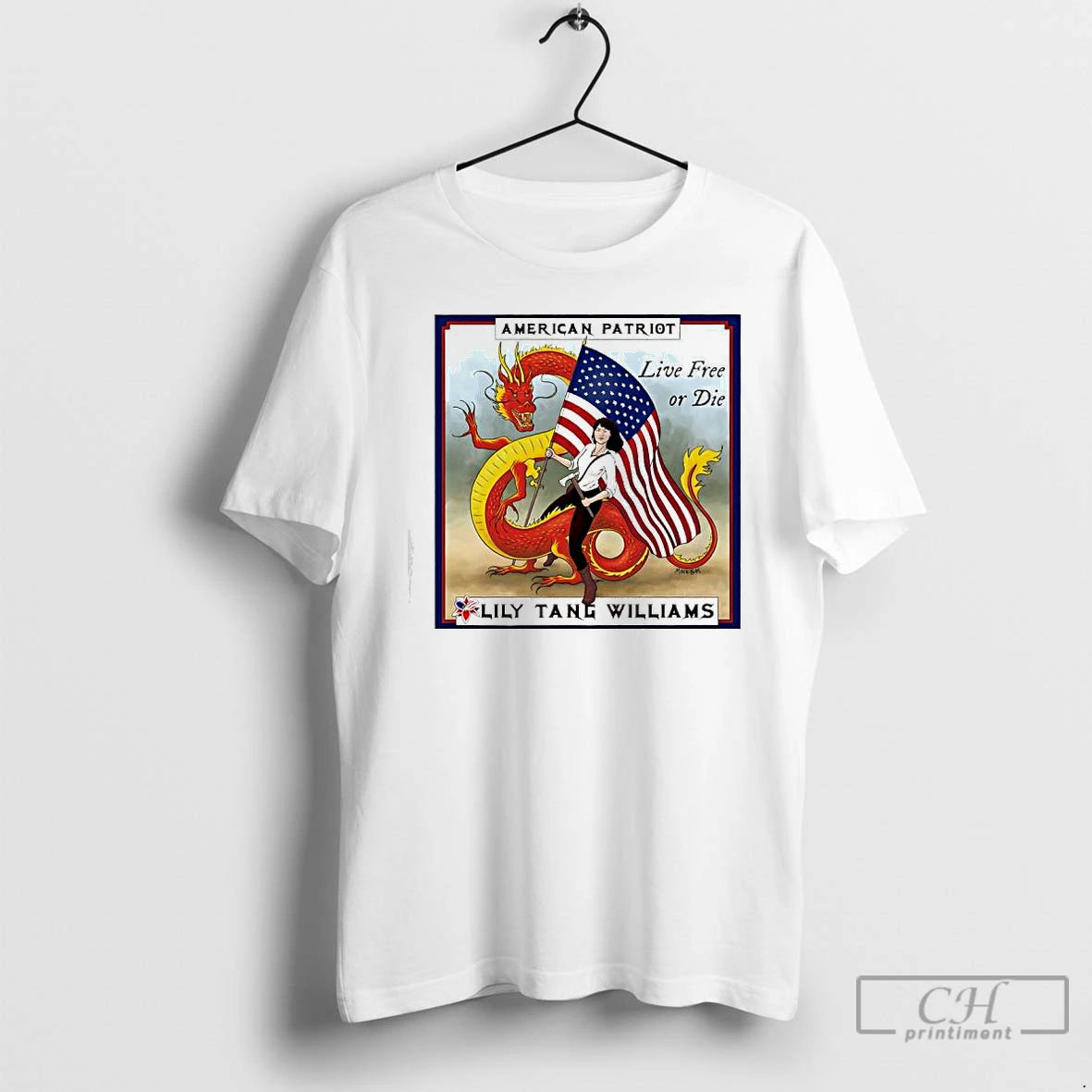 Premium American Patriot Lily Tang Williams Live Free Or Die T-Shirts, Hoodie, Sweatshirt | InkRitualCo.com
