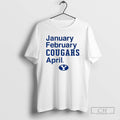 Premium Byu Cougars Basketball January February Cougars April Shirt Sweater Hoodie, Sweatshirt | InkRitualCo.com