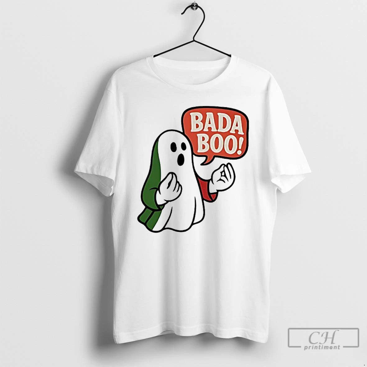 Premium Bada Boo Italian Ghost Halloween T Shirts Hoodie, Sweatshirt | InkRitualCo.com