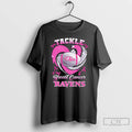 Premium Baltimore Ravens Breast Cancer Awareness Tackle Heart T Shirts Hoodie, Sweatshirt | InkRitualCo.com