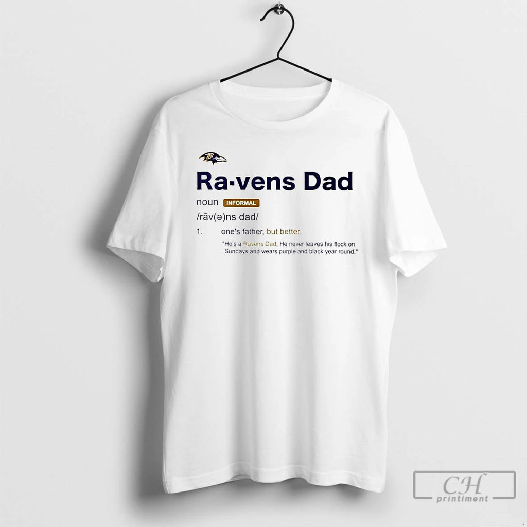 Premium Baltimore Ravens Dad Definition Ornaments T Shirts Hoodie, Sweatshirt | InkRitualCo.com
