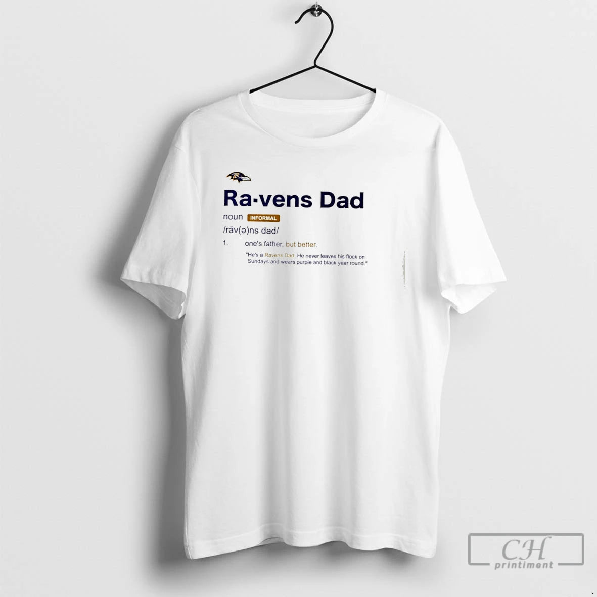 Premium Baltimore Ravens Dad Definition T Shirts Hoodie, Sweatshirt | InkRitualCo.com