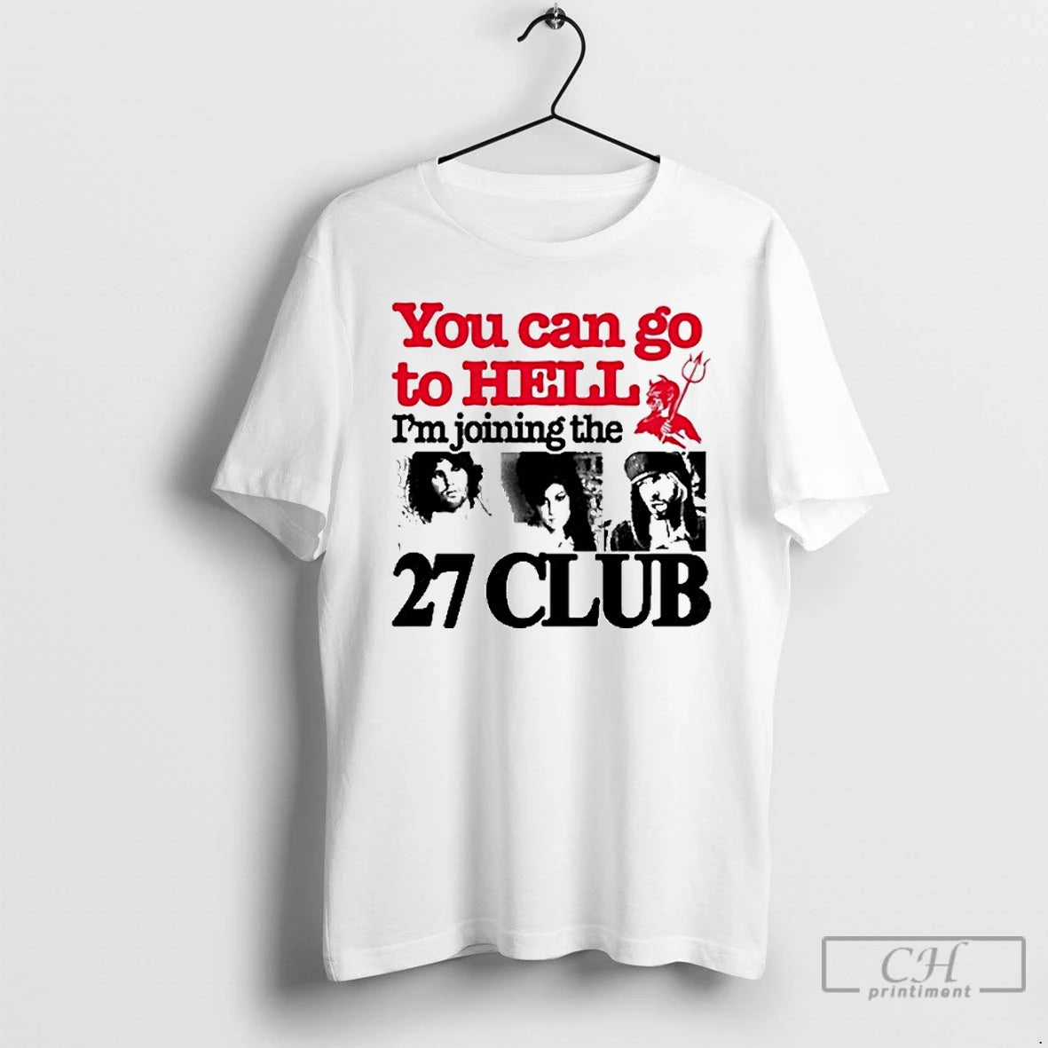 Premium Barely Lgl You Can Go To Hell Im Joining The 27 Club T Shirts Hoodie, Sweatshirt | InkRitualCo.com