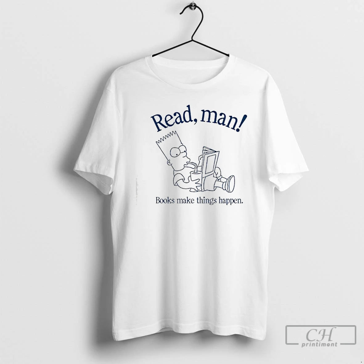 Premium Bartman Read Man Books Make Things Happen T-Shirts, Hoodie, Sweatshirt | InkRitualCo.com