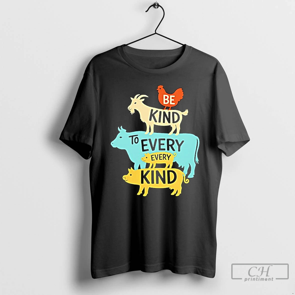 Premium Be Kind To Every Kind Animals Farm Graphic T-Shirts, Hoodie, Sweatshirt | InkRitualCo.com
