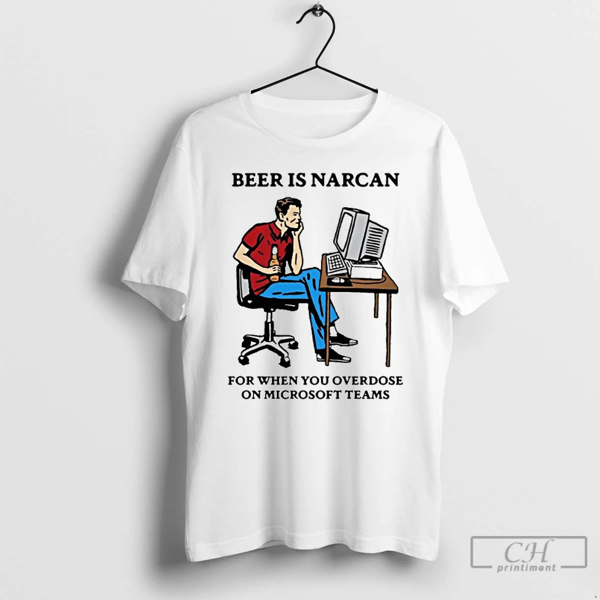 Premium Beer Is Narcan For When You Overdose On Teams Ornaments T Shirts Hoodie, Sweatshirt | InkRitualCo.com