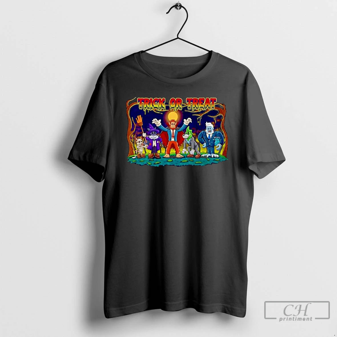 Premium Bennie And Crew Trick Or Treat Halloween Ornaments T Shirts Hoodie, Sweatshirt | InkRitualCo.com