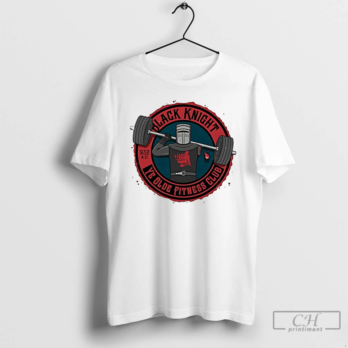 Premium Black Knight Ye Olde Fitness Club 932 A D T-Shirts, Hoodie, Sweatshirt | InkRitualCo.com