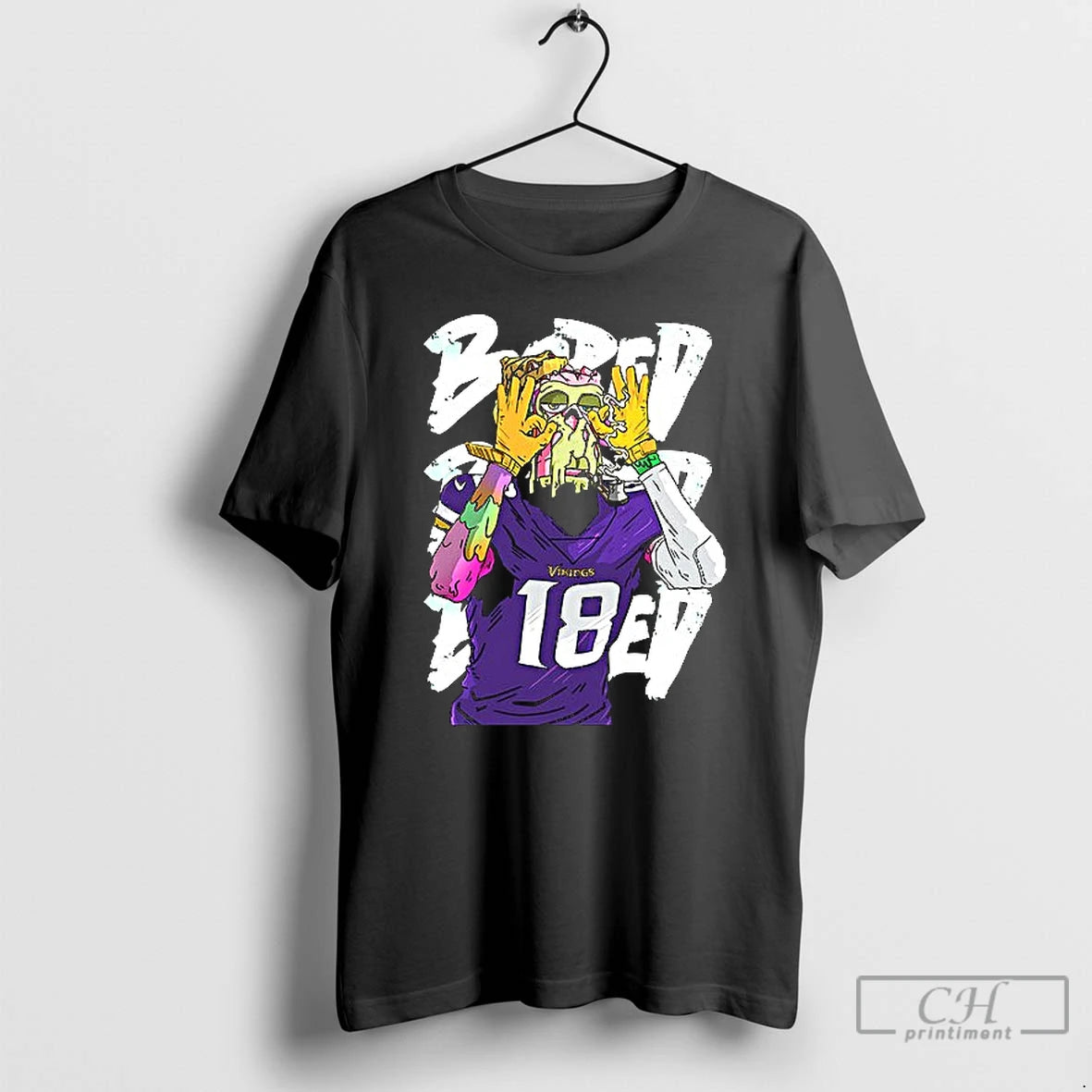 Premium Bored Justin Jefferson Minnesota Vikings Style Football Art Ceramic Ceramic And Classic Dad Cap T-Shirts, Hoodie,...