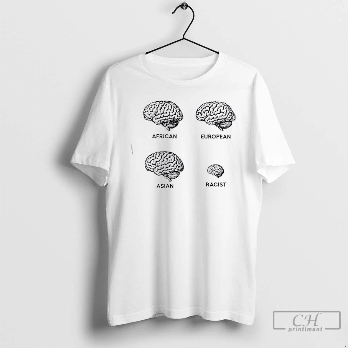 Premium Brains African European Asian Racist T-Shirts, Hoodie, Sweatshirt | InkRitualCo.com