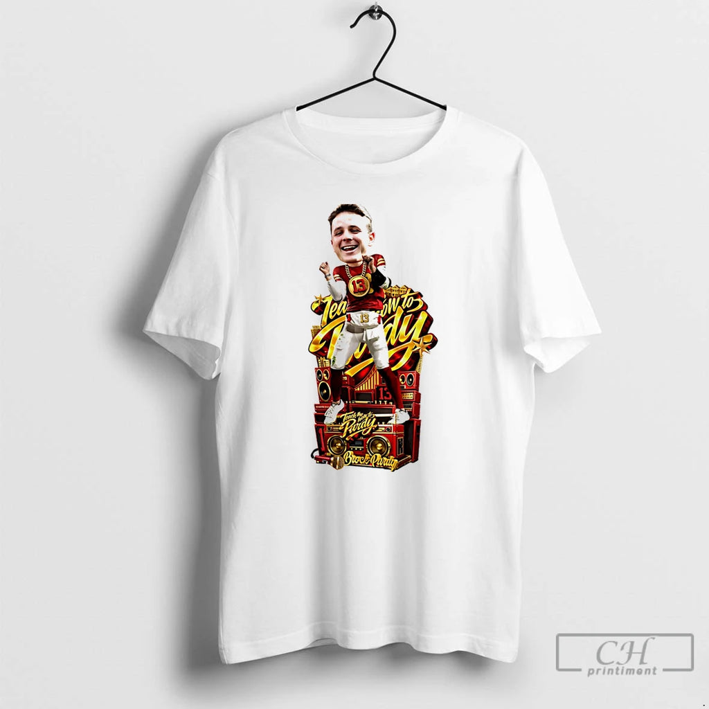 Premium Brock Purdy Playoff Dance Caricature T-Shirts, Hoodie, Sweatshirt | InkRitualCo.com