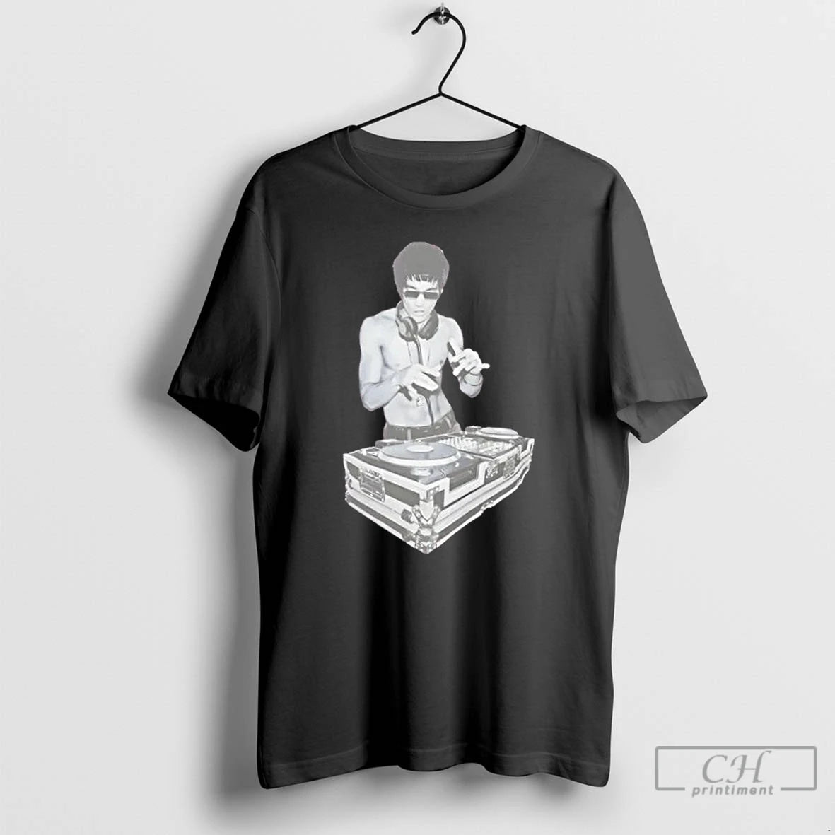 Premium Bruce Lee Dj Kung Fu Master Mixing Vinyl T-Shirts, Hoodie, Sweatshirt | InkRitualCo.com