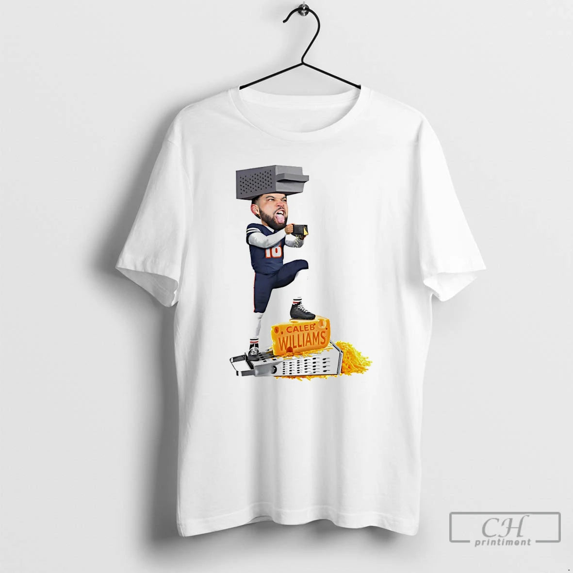 Premium Caleb Williams Cheese Grater Caricature T-Shirts, Hoodie, Sweatshirt | InkRitualCo.com