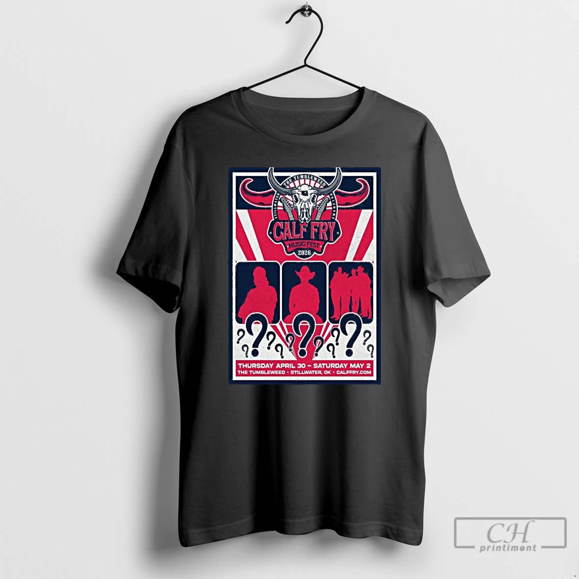 Premium Calf Fry Music Fest April 30 2026 Stillwater Ok T-Shirts, Hoodie, Sweatshirt | InkRitualCo.com