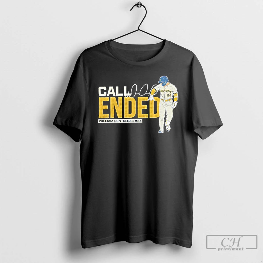 Premium Call Ended William Contreras Milwaukee Brewers Baseball Signature T Shirts Hoodie, Sweatshirt | InkRitualCo.com