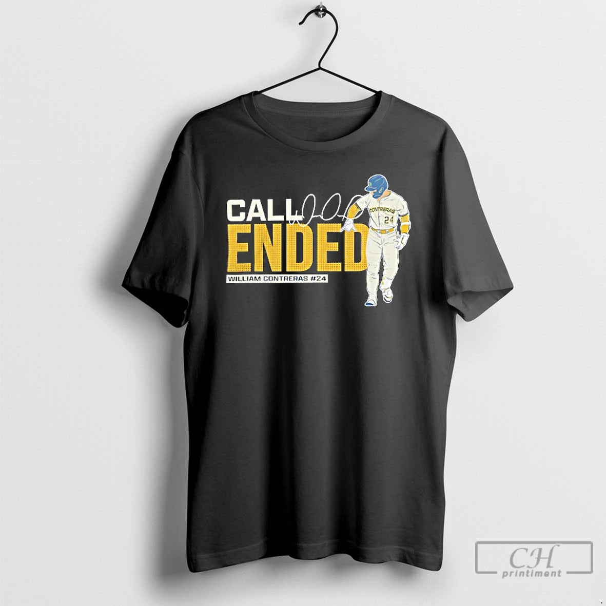 Premium Call Ended William Contreras Milwaukee Brewers Baseball Signature T Shirts Hoodie, Sweatshirt | InkRitualCo.com