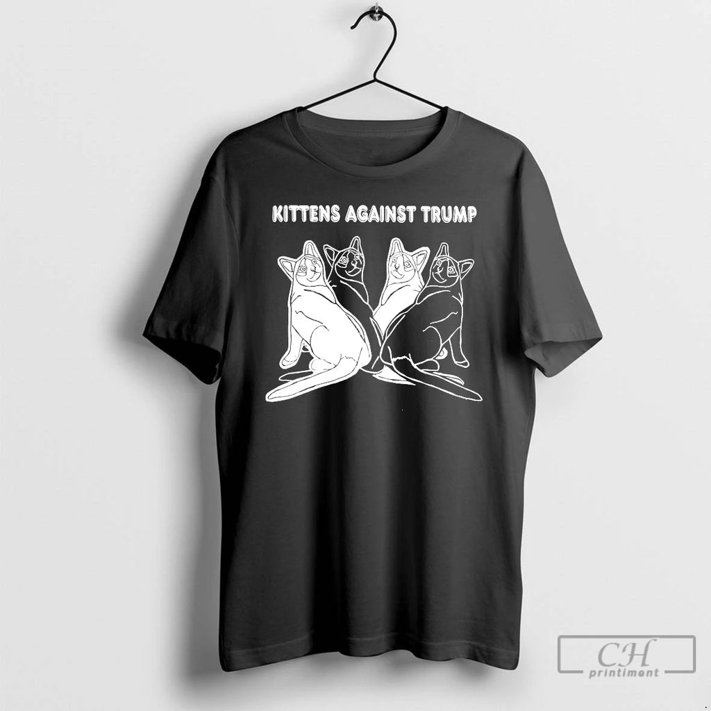Premium Cat Kittens Against Trump T-Shirts, Hoodie, Sweatshirt | InkRitualCo.com