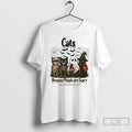 Premium Cats Because People Are Scary Halloween T Shirts Hoodie, Sweatshirt | InkRitualCo.com