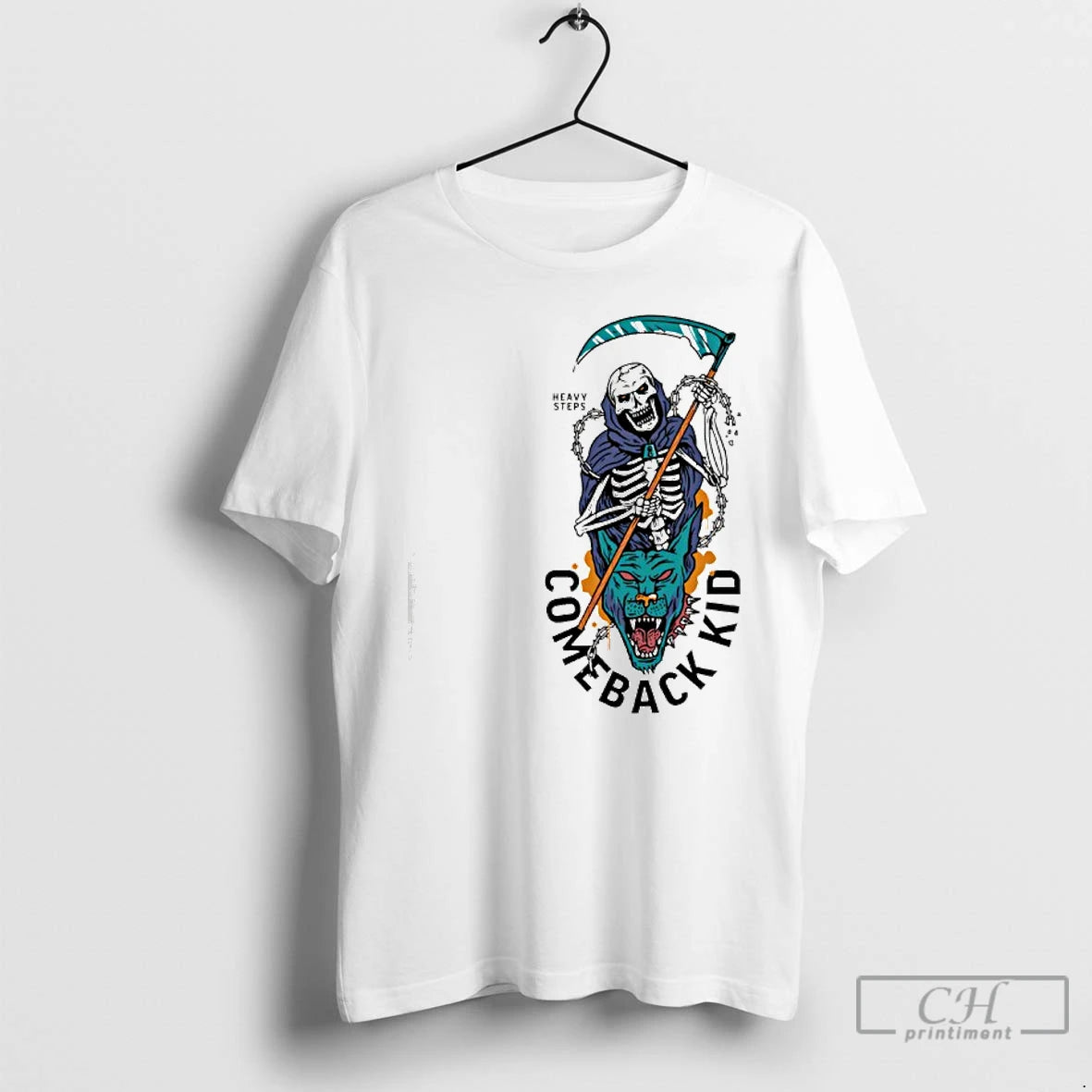 Premium Celebrate 25 Years Of Comeback Kid With The Heavy Steps Reaper T Shirts Sweater Hoodie, Sweatshirt | InkRitualCo.com