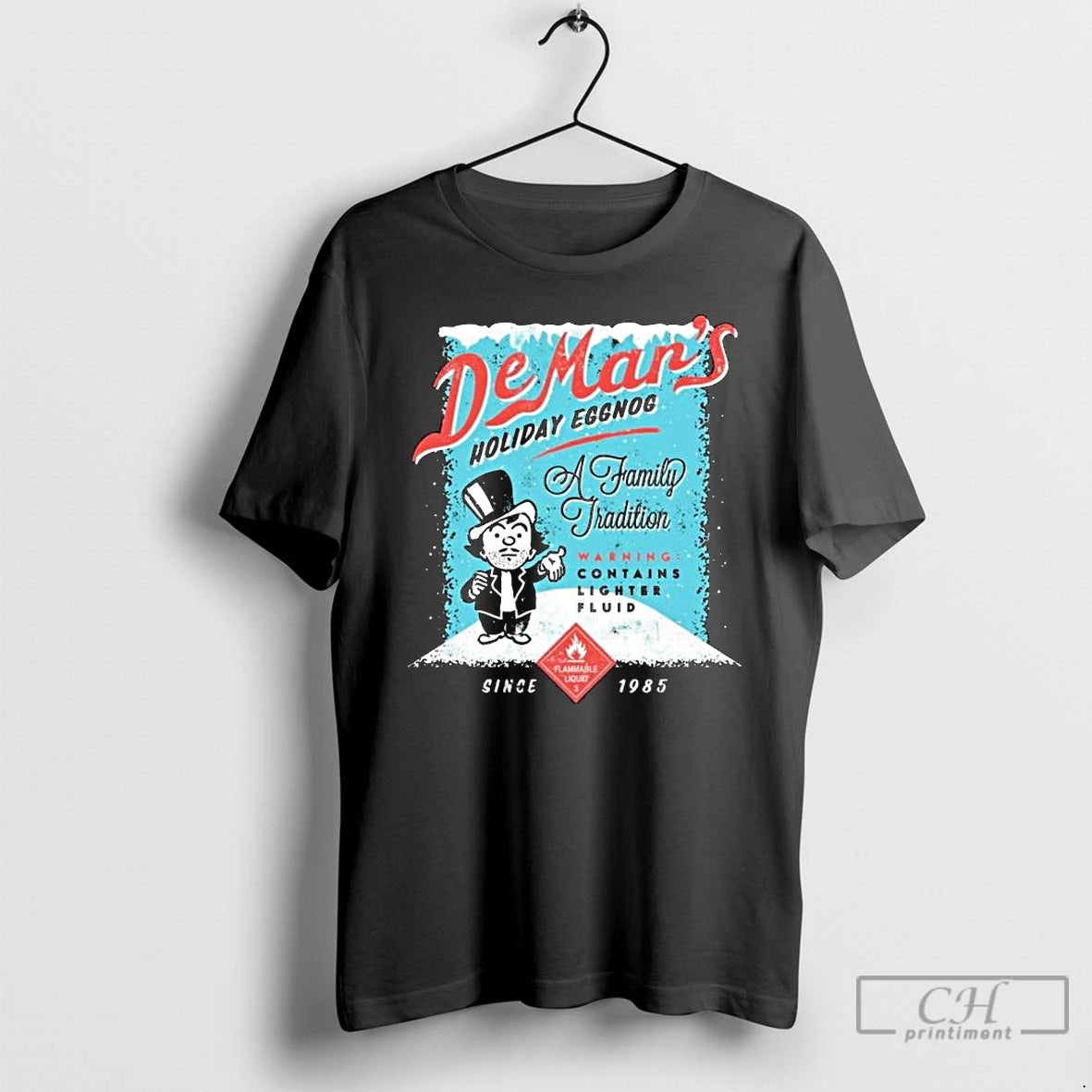 Premium Charles Demars Eggnog With Lighter Fluid T-Shirts, Hoodie, Sweatshirt | InkRitualCo.com