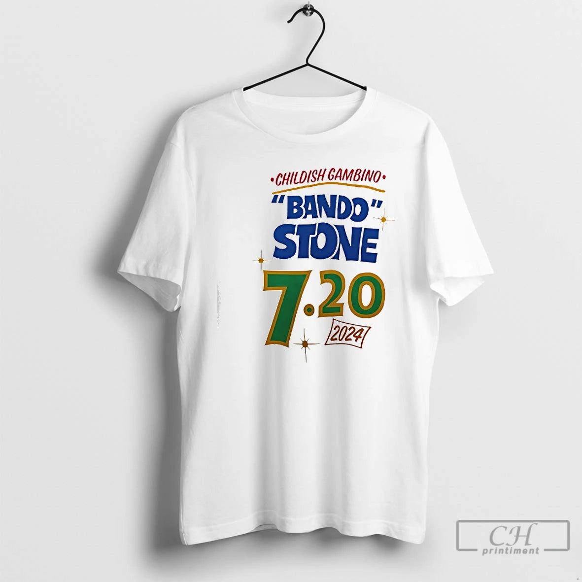 Premium Childish Gambino Wearing Bando Stone 7 20 2024 T-Shirts, Hoodie, Sweatshirt | InkRitualCo.com