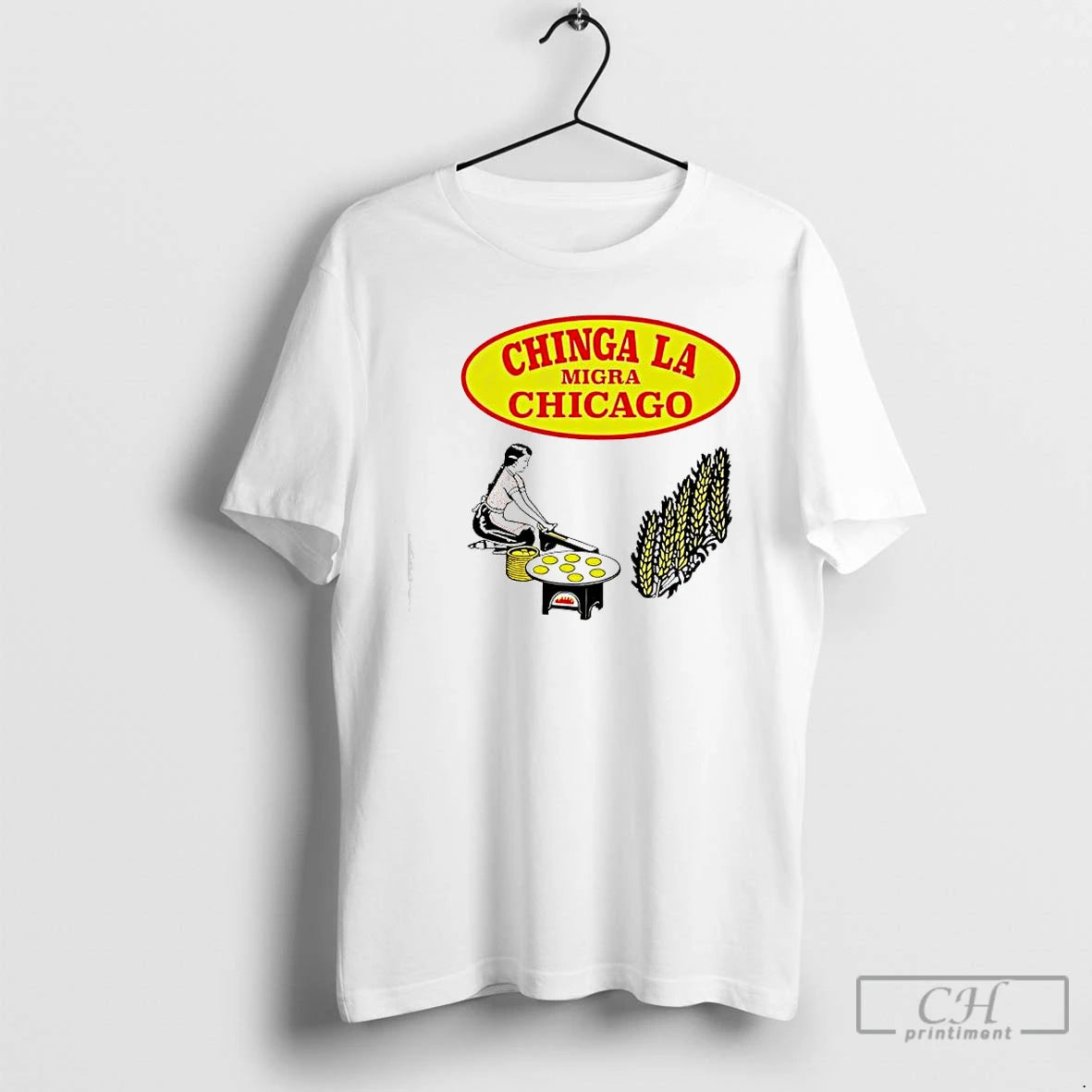 Premium Chinga La Migra Chicago Tortilla Logo T-Shirts, Hoodie, Sweatshirt | InkRitualCo.com