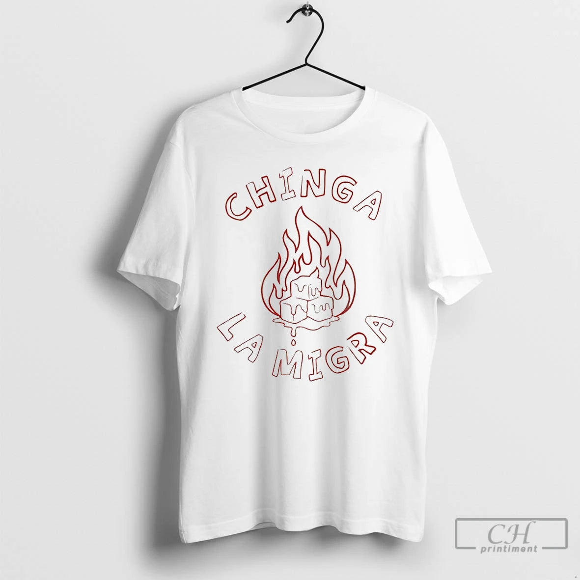Premium Chinga La Migra Fire 2026 T-Shirts, Hoodie, Sweatshirt | InkRitualCo.com