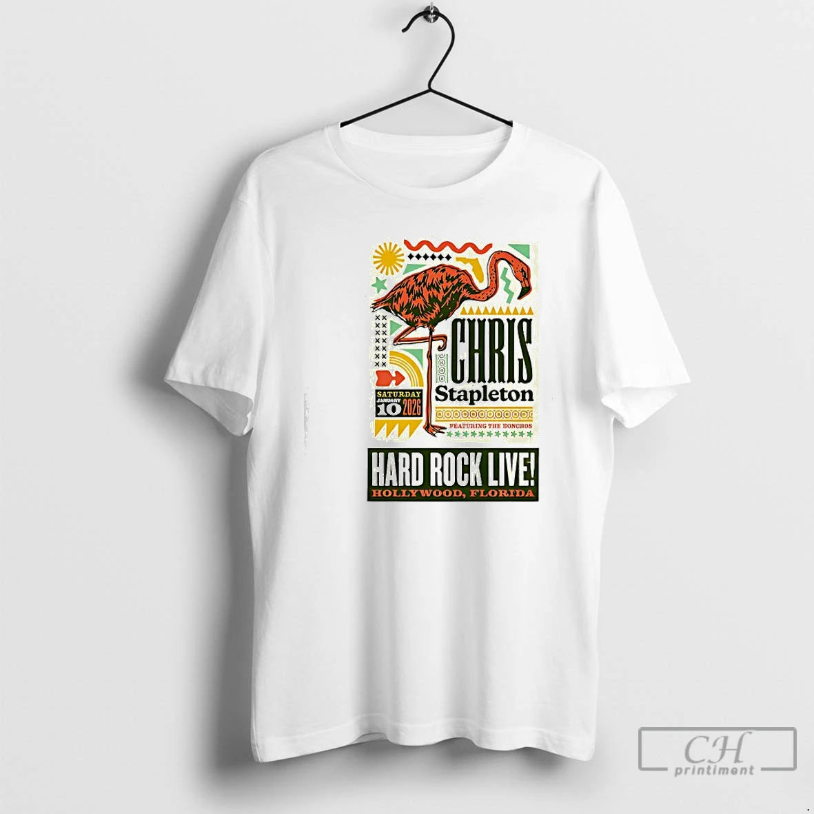 Premium Chris Stapleton 10th January 2026 Hollywood Fl T-Shirts, Hoodie, Sweatshirt | InkRitualCo.com