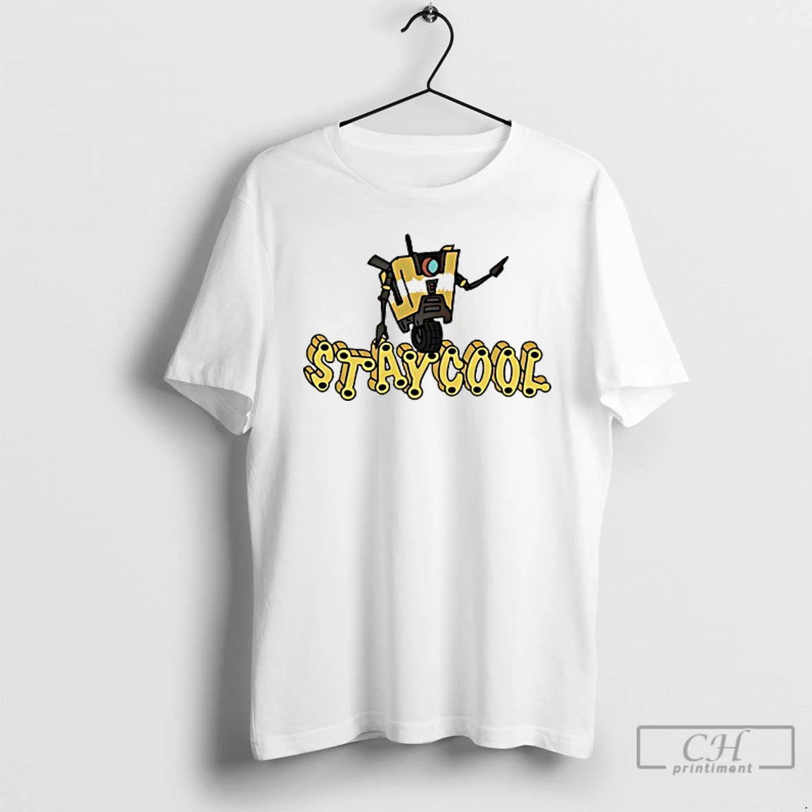 Premium Claptrap Staycool Borderlands T Shirts Hoodie, Sweatshirt | InkRitualCo.com