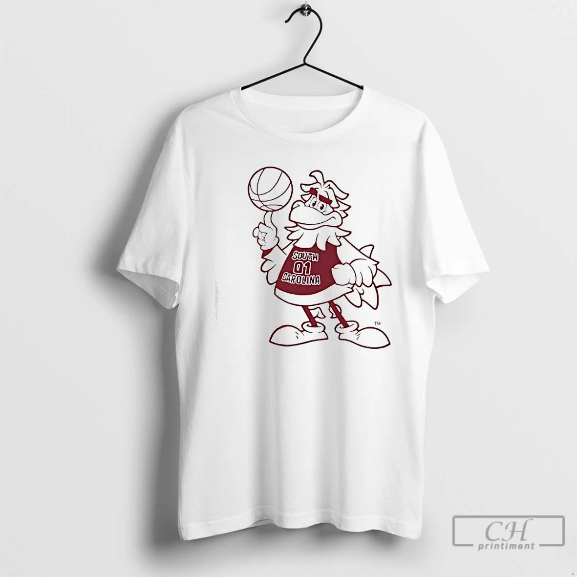 Premium Cocky University Of South Carolina Gamecocks Basketball Mascot T-Shirts, Hoodie, Sweatshirt | InkRitualCo.com