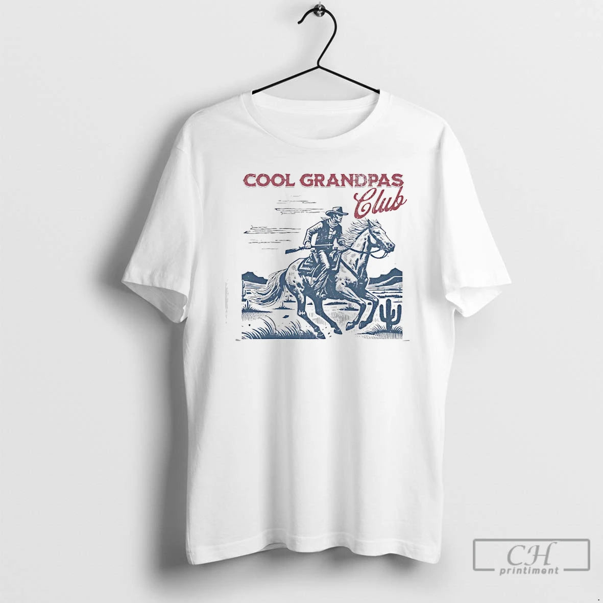 Premium Cool Grandpas Club Retro Cowboy T-Shirts, Hoodie, Sweatshirt | InkRitualCo.com