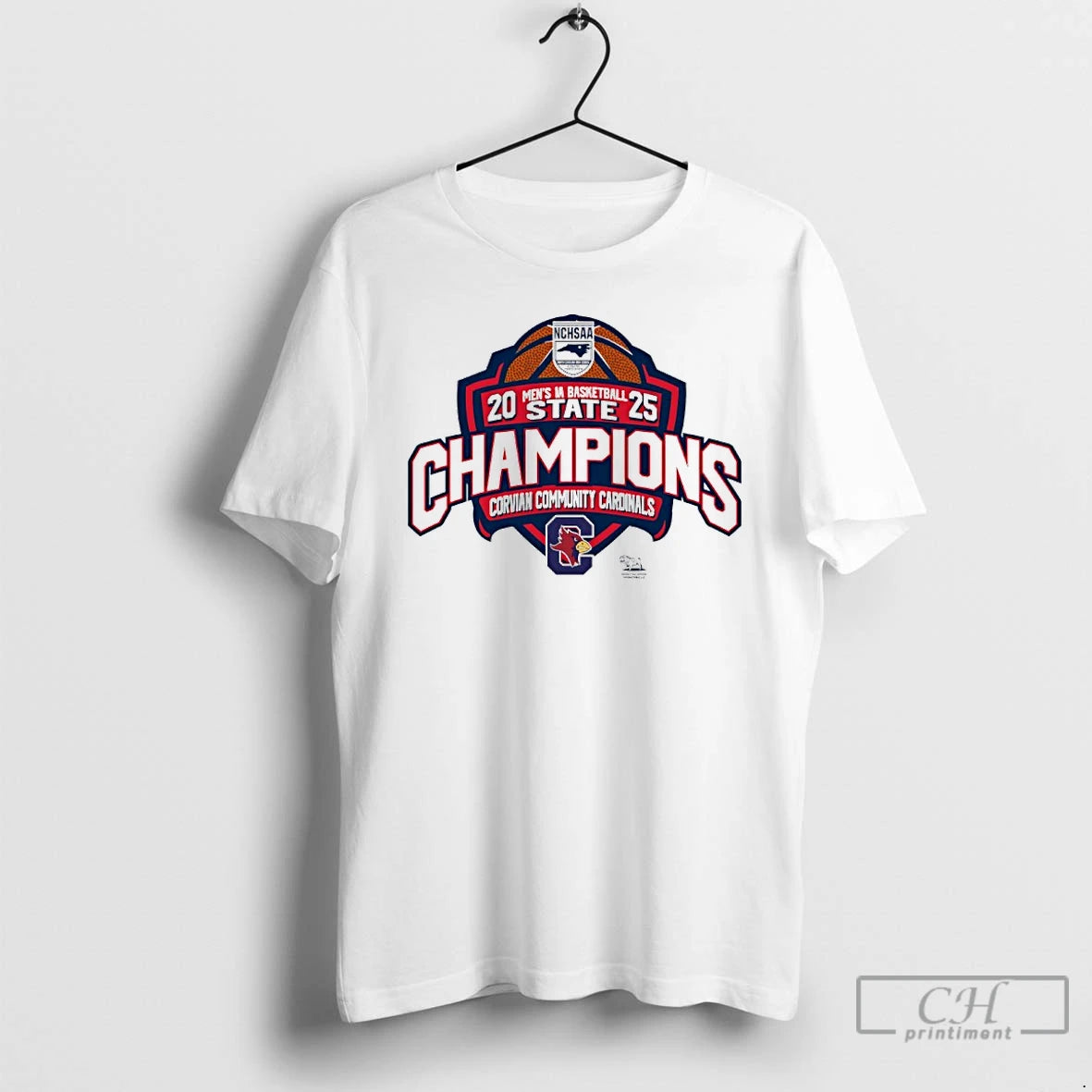 Premium Corvian Community Cardinals 2025 Mens 1a Basketball State Champions T-Shirts, Hoodie, Sweatshirt | InkRitualCo.com