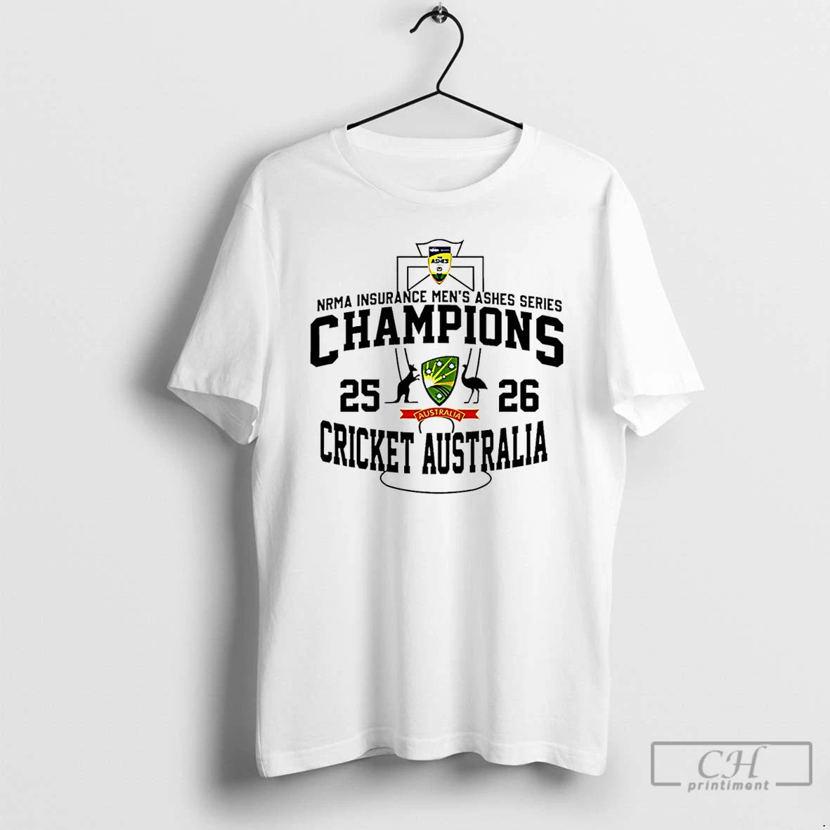 Premium Cricket Australia 2025 Nrma Insurance Mens Ashes Champions Logo T-Shirts, Hoodie, Sweatshirt | InkRitualCo.com