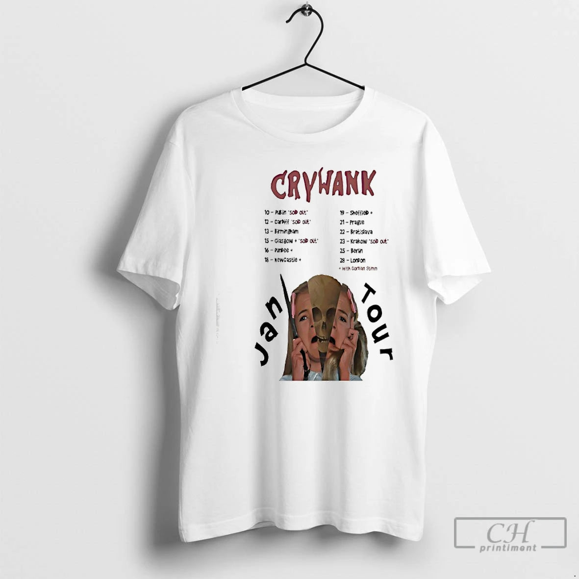 Premium Crywank January 2026 Shows Tour T-Shirts, Hoodie, Sweatshirt | InkRitualCo.com