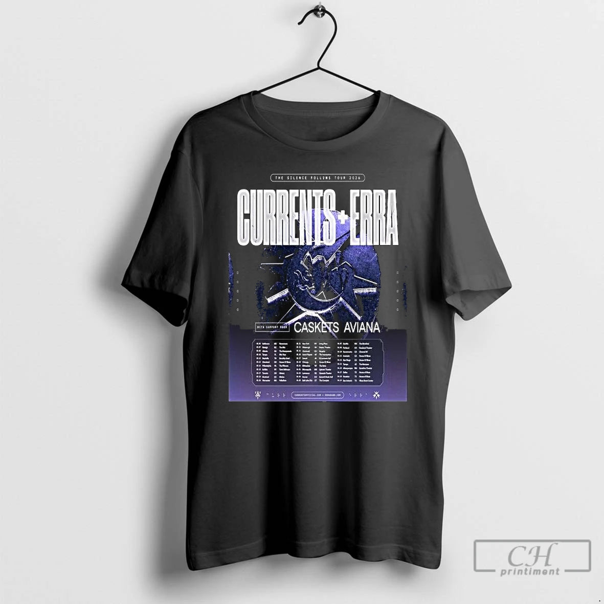 Premium Currents And Erra The Silence Follows Tour 2026 Spring T-Shirts, Hoodie, Sweatshirt | InkRitualCo.com