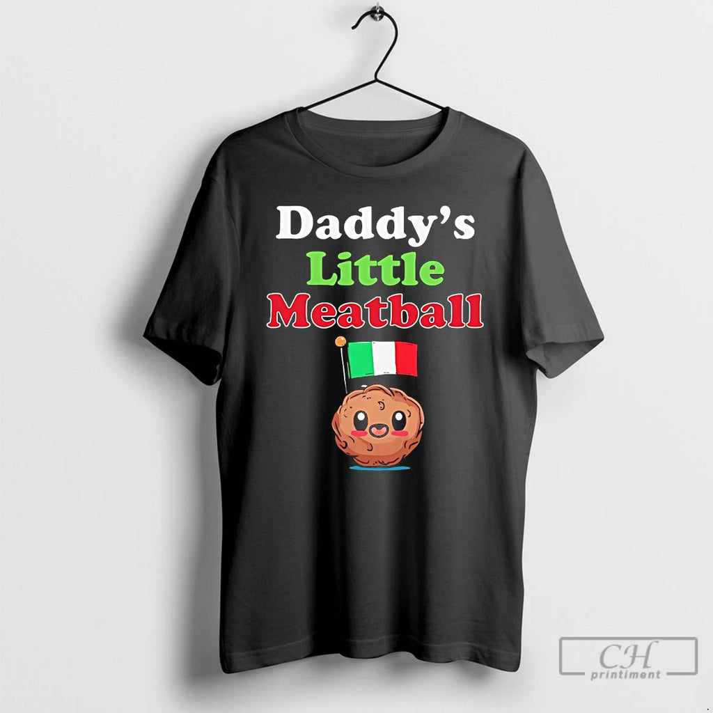 Premium Daddys Little Meatball Italian Flag T Shirts Hoodie, Sweatshirt | InkRitualCo.com