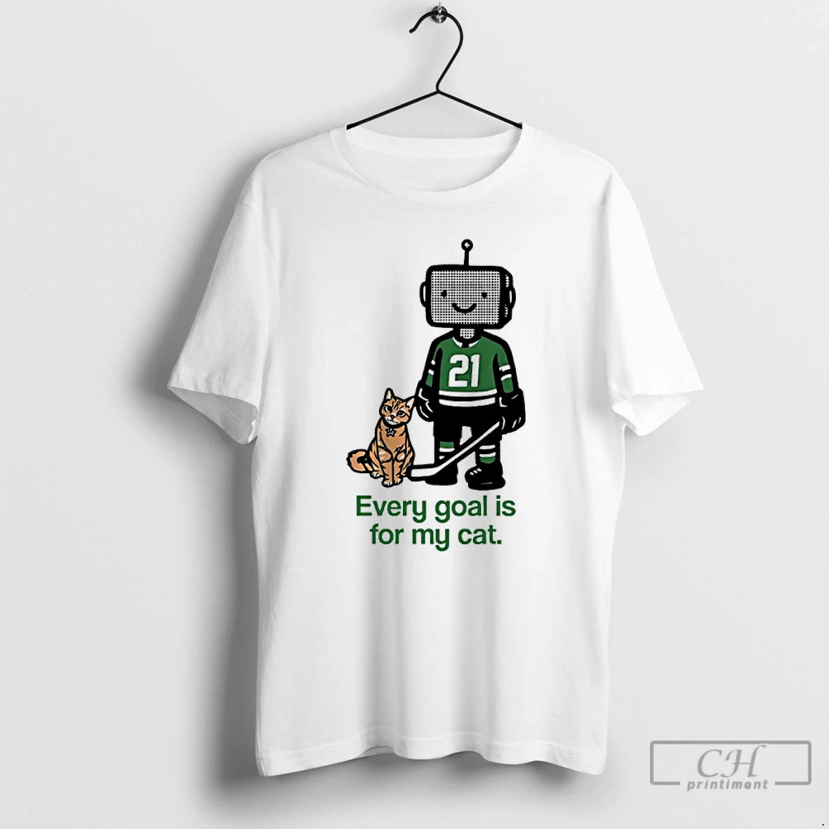 Dallas Stars Jason Robertson Every Goal Is For My Cat T-Shirts, Hoodie, Sweatshirt | InkRitualCo.com