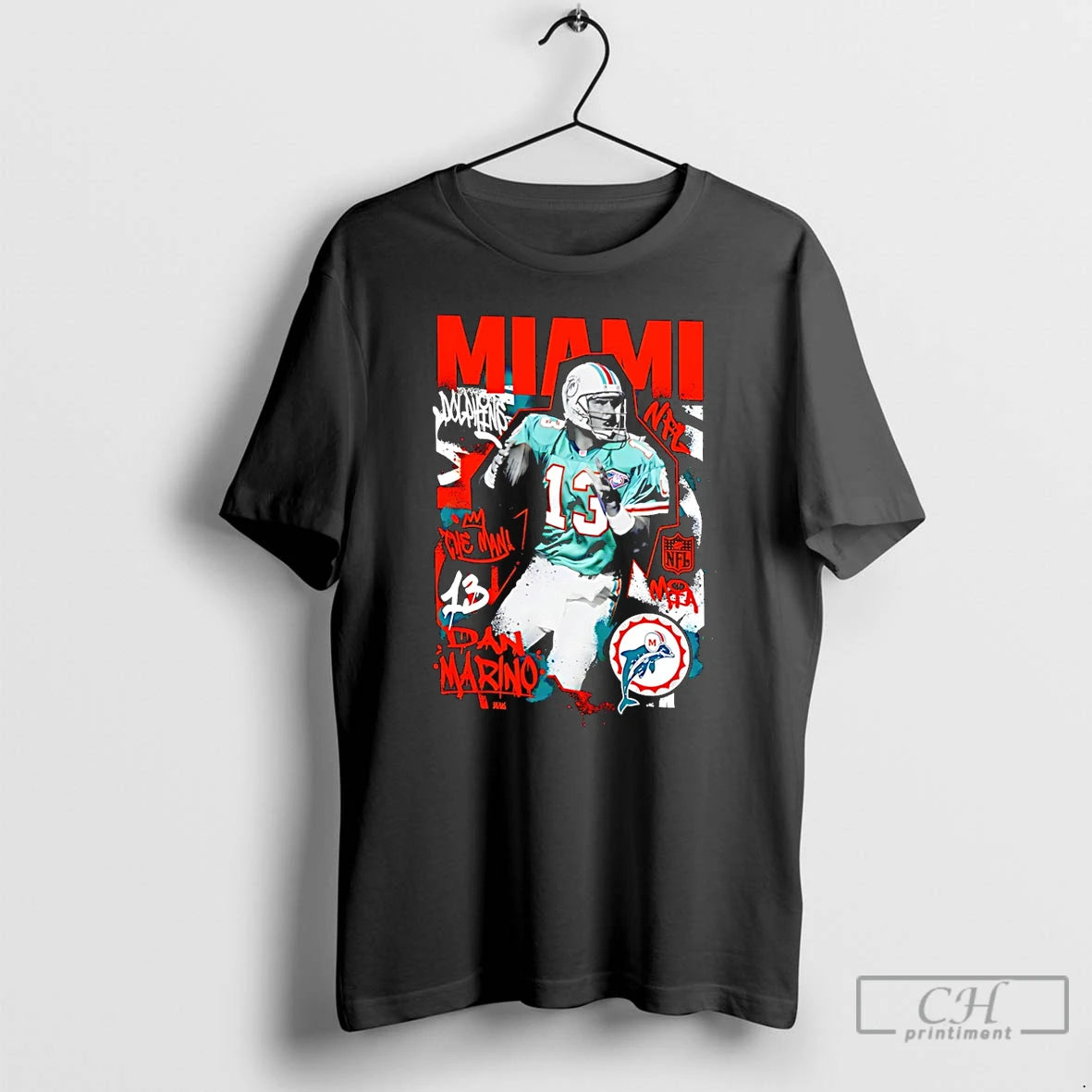 Premium Dan Marino Miami Dolphins Star Player T-Shirts, Hoodie, Sweatshirt | InkRitualCo.com