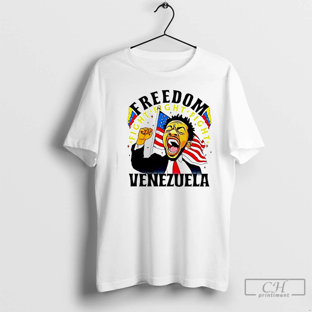 Premium Dariusz Matecki Freedom Fight Fight Fight Justice For Venezuela Flag Graphic T Shirts Sweater Hoodie, Sweatshirt