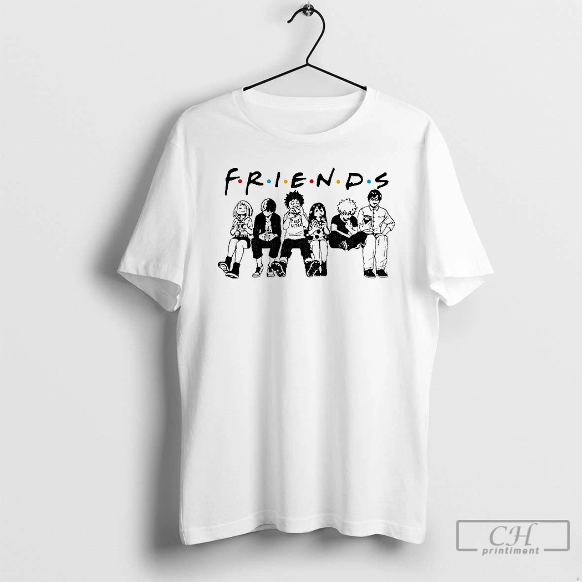 Premium Deku Vs Shigaraki My Hero Academia Friends T-Shirts, Hoodie, Sweatshirt | InkRitualCo.com