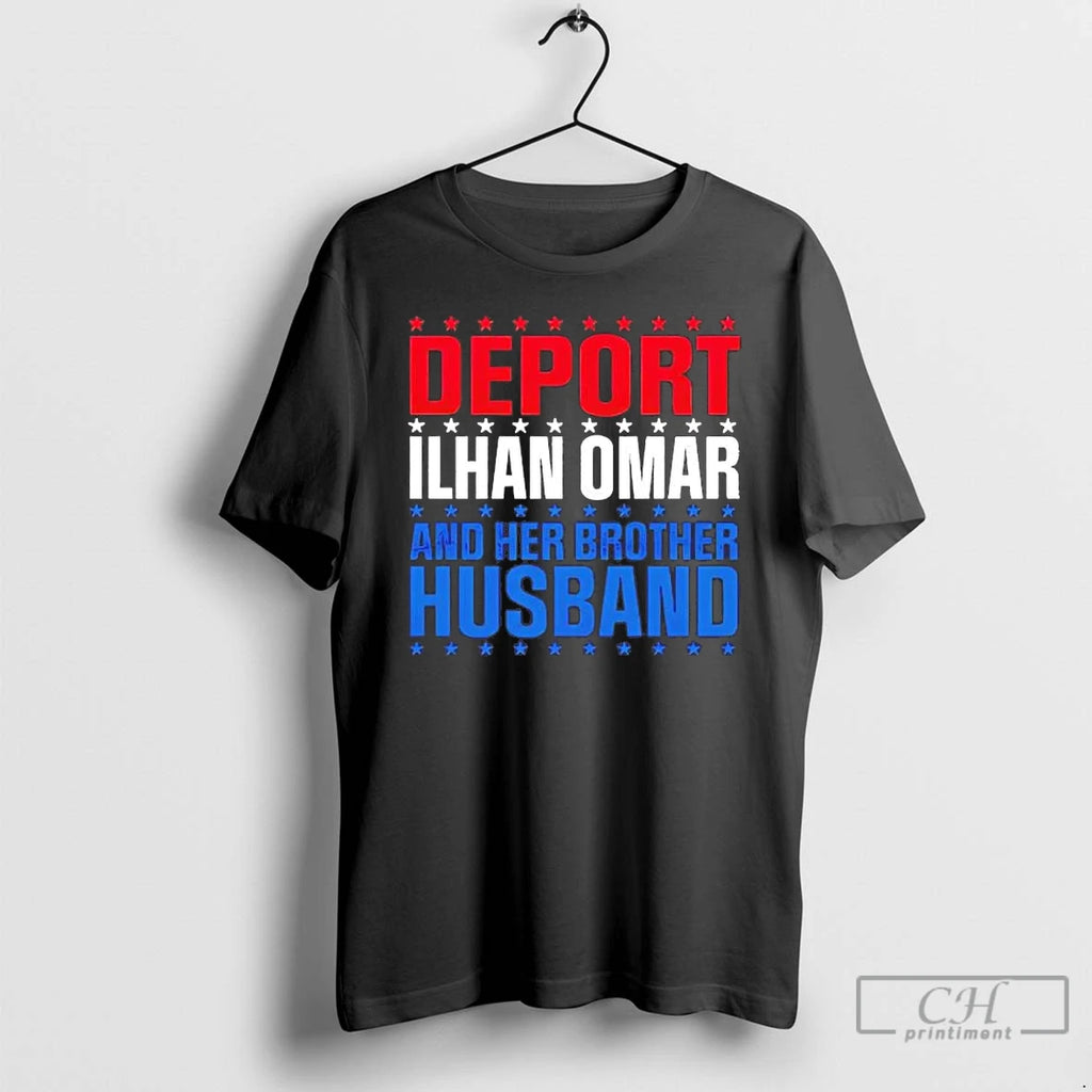 Premium Deport Ilhan Omar And Her Brother Husband T-Shirts, Hoodie, Sweatshirt | InkRitualCo.com