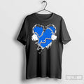 Premium Detroit Lions Rip The Chest Forever In My Heart T-Shirts, Hoodie, Sweatshirt | InkRitualCo.com