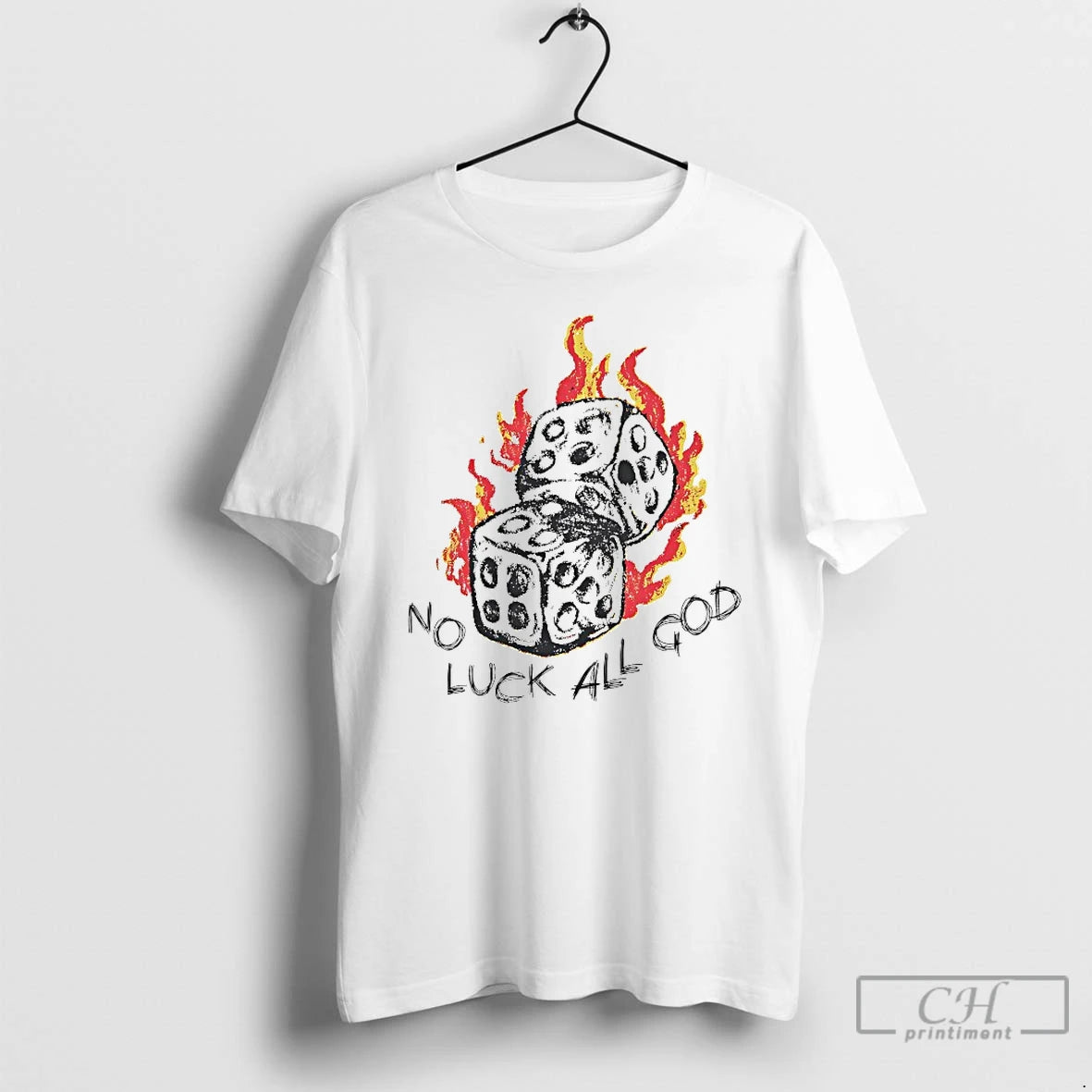 Premium Dice No Luck All God T Shirts Hoodie, Sweatshirt | InkRitualCo.com