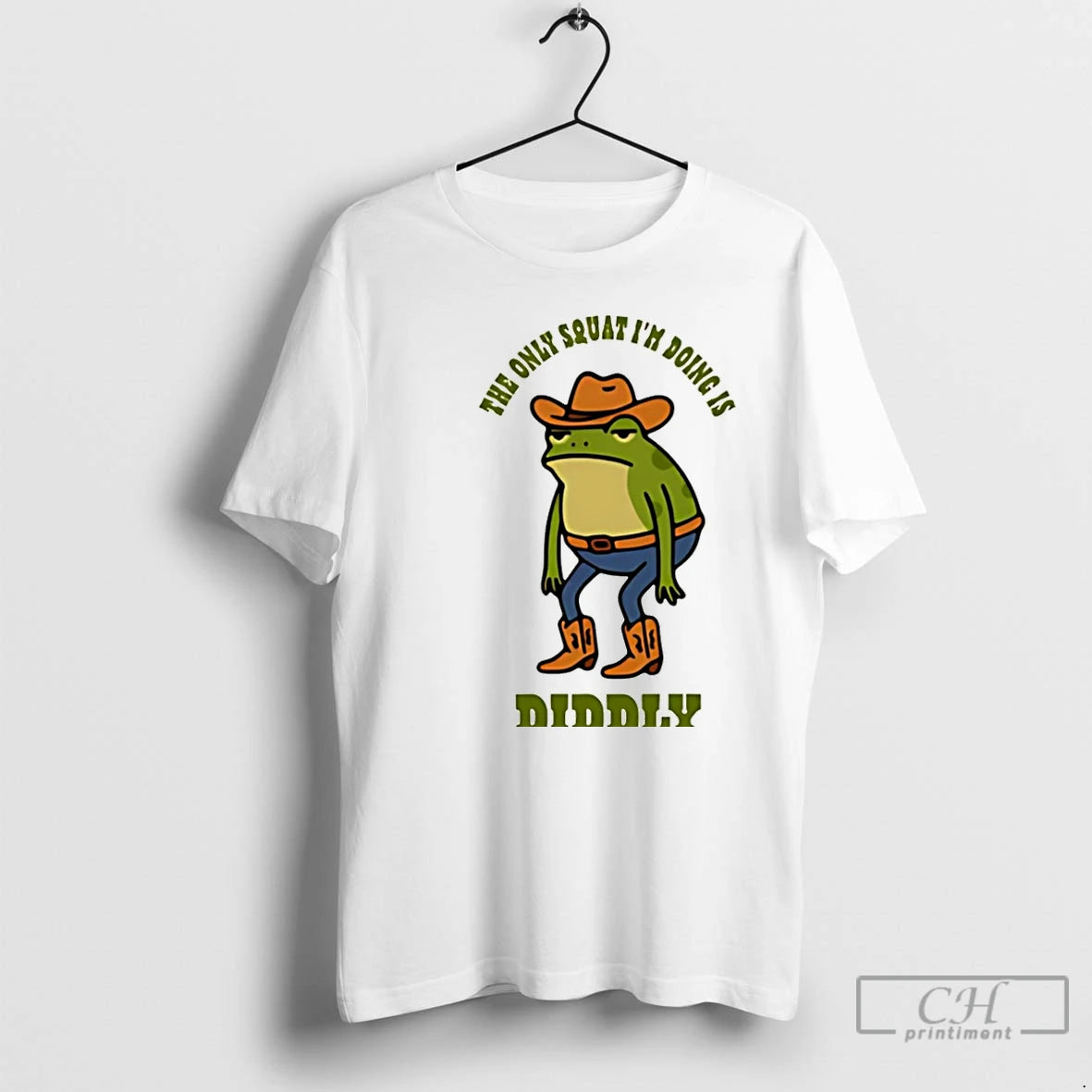 Premium Diddly The Only Squat Im Doing Is Diddly Frog Christmas T-Shirts, Hoodie, Sweatshirt | InkRitualCo.com