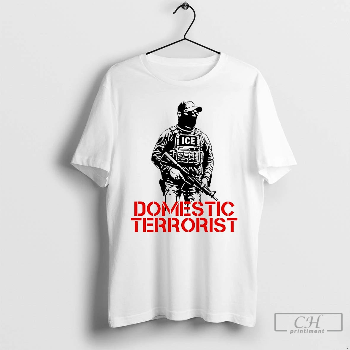 Premium Domestic Terrorist Abolish Ice T-Shirts, Hoodie, Sweatshirt | InkRitualCo.com