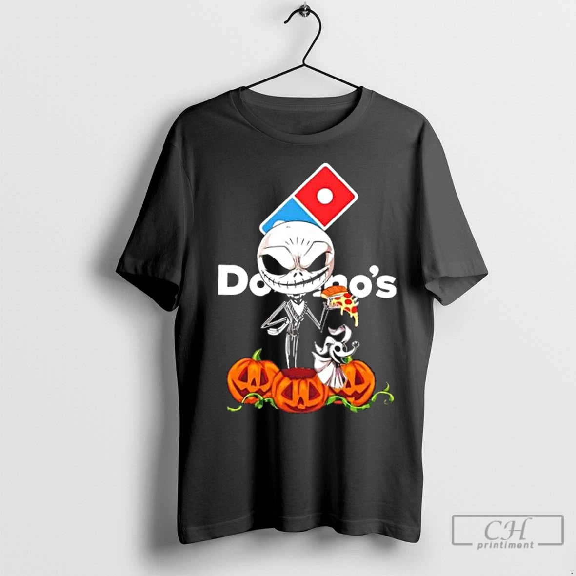 Premium Dominos X Jack Skellington Pumpkins Halloween T-Shirts, Hoodie, Sweatshirt | InkRitualCo.com