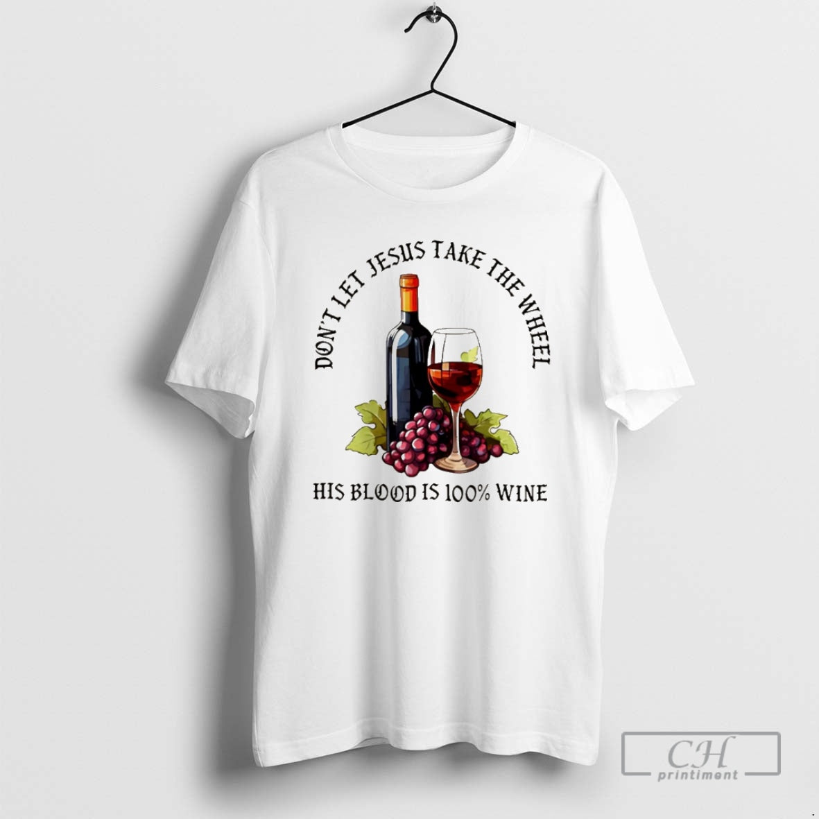 Premium Dont Let Jesus Take The Wheel His Blood Is 100 Wine Christmas Shirt Sweater Hoodie, Sweatshirt | InkRitualCo.com